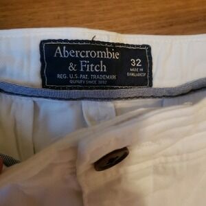 Abercrombie &‎ Fitch A&F All Day Short Stretch Athletic Fit White Men Sz 30